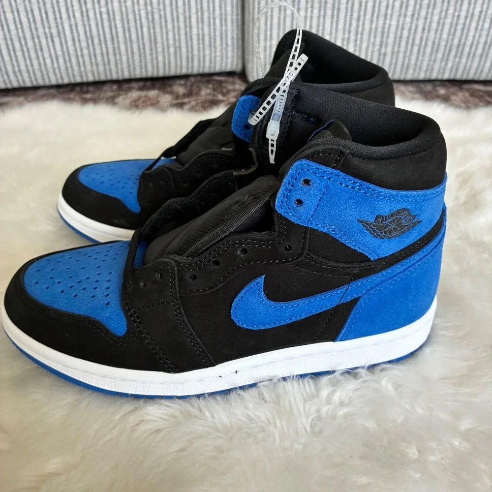 Nike Air Jordan 1 Retro High OG Royal Reimagined Mens 4 DZ5485-042 Black Blue